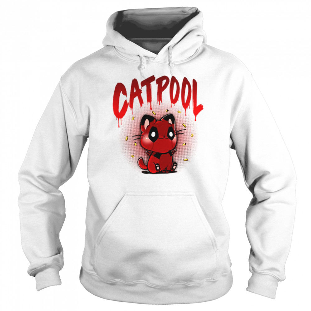 Catpool Deadpool  Unisex Hoodie