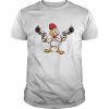 Chicken Double Gun Animaniacs  Classic Men's T-shirt