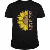 Class Of 2022 Senior Leopard Print Cheetah Half Sunflower Shirt Classic Men's T-shirt