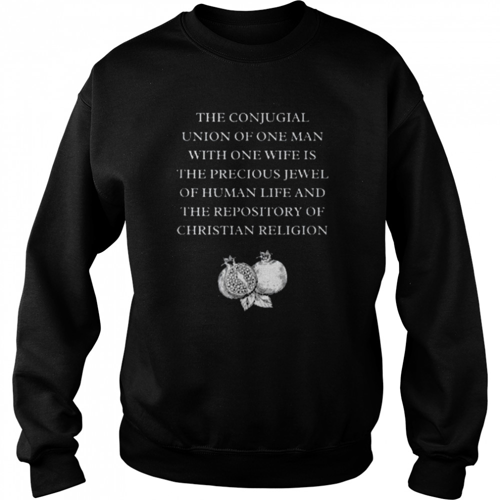 Conjugial Love 457 White Shirt Unisex Sweatshirt