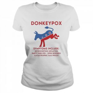 Conservative Republican Anti Biden Donkeypox Ladies Missy Fit Shirt Classic Women's T-shirt