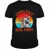 Coolest Dog Mom English BullDog Mom Mothers Day Dog Mama vintage  Classic Men's T-shirt