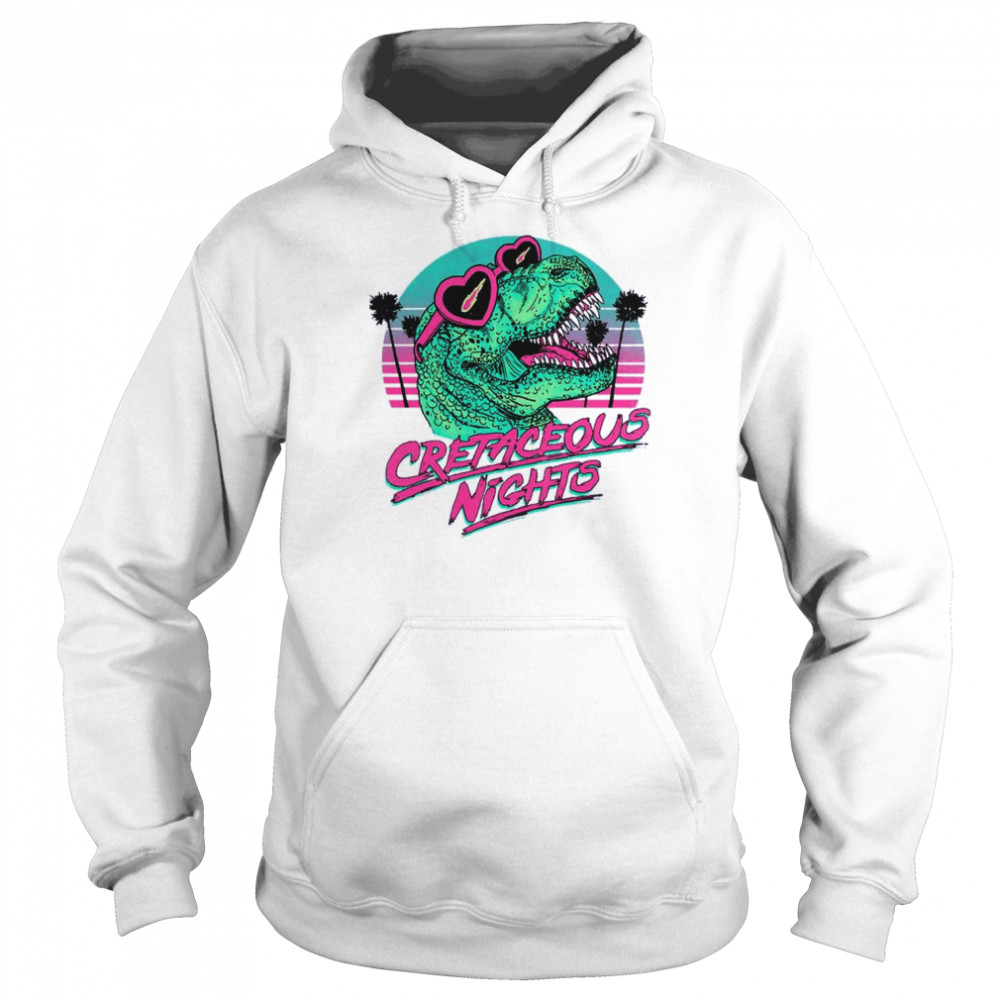 Cretaceous Nights T-Rex Shirt Unisex Hoodie