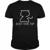 Dad To Dogs Just The Tip Cat Shirt Classic Men's T-shirt