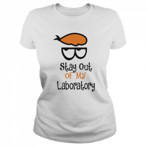 Dexter Cartoon Stay Out Of My Laboratory Dexters Laboratory  Classic Women's T-shirt