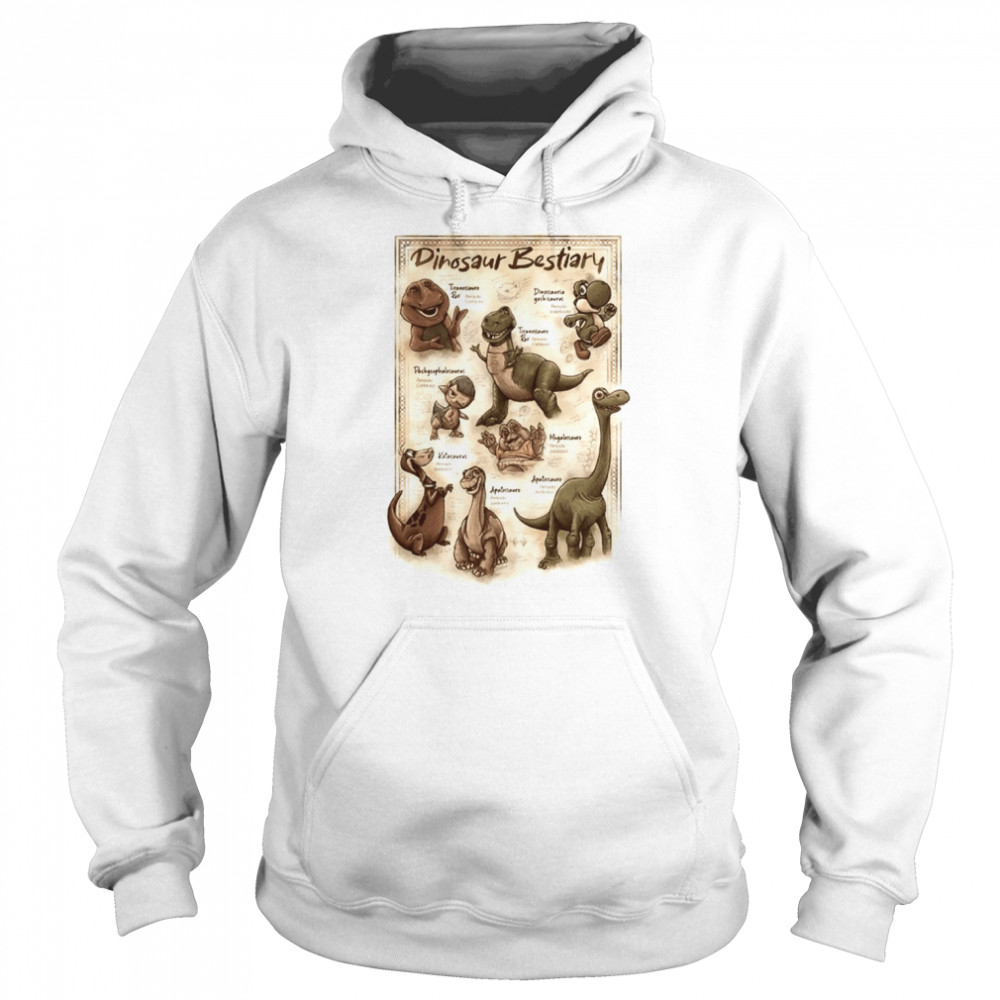 Dino Bestiary Cartoons  Unisex Hoodie