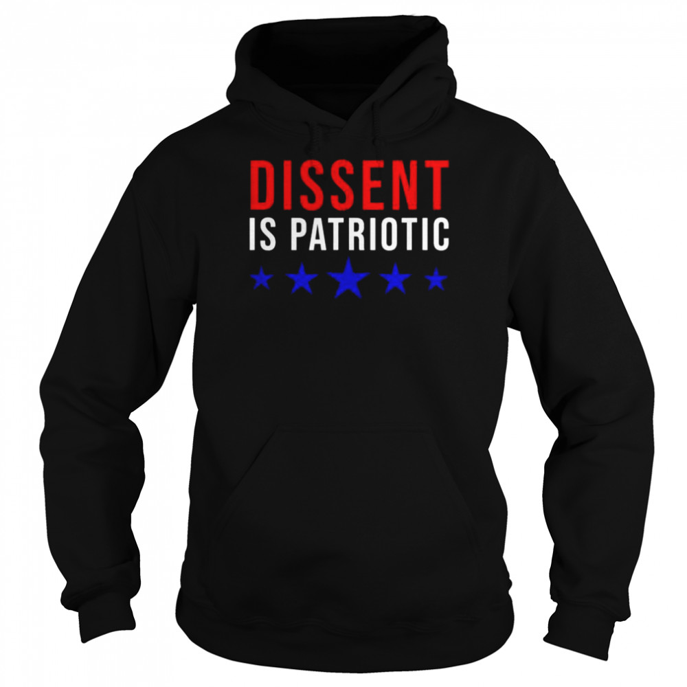 Dissent is patriotic feminist activist protest  Unisex Hoodie