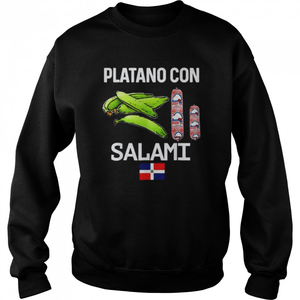 Dominicana Flag RD Dominican Republic Food Mangu Plantain Shirt Unisex Sweatshirt