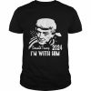 Donald Trump 2024 I’m with him america  Classic Men's T-shirt