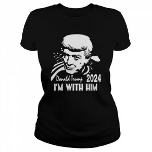 Donald Trump 2024 I’m with him america  Classic Women's T-shirt