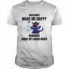 Dragons make me happy humans make my head hurt  Classic Men's T-shirt