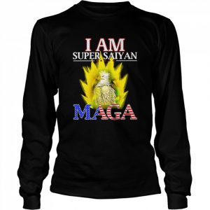 Eagle I Am Super Saiyan MAGA Shirt Long Sleeved T-shirt