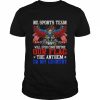 Eagle no spots team will ever come before our flag  Classic Men's T-shirt