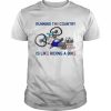 Falling off his bicycle Biden Falls off Bike Joe Biden T-Shirt Classic Men's T-shirt