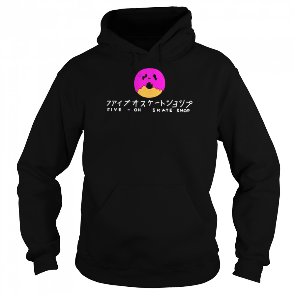 Five-Oh Donut Skate Bunker Branding Donut Operator Shirt Unisex Hoodie