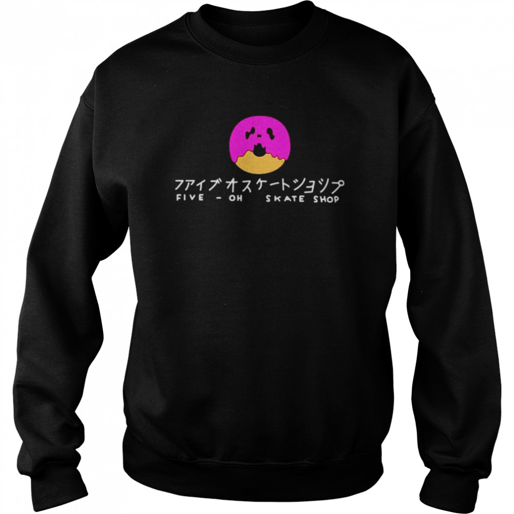 Five-Oh Donut Skate Bunker Branding Donut Operator Shirt Unisex Sweatshirt