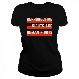 Flag reproductive rights are human rights feminist  Classic Women's T-shirt