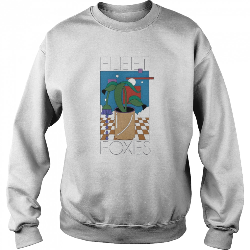 Fleet foxes flower drip crew  Unisex Sweatshirt