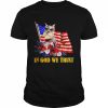 Flower Flag In God We Trust GREY Miniature Schnauzer Shirt Classic Men's T-shirt