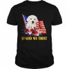 Flower Flag In God We Trust WHITE Labrador Shirt Classic Men's T-shirt