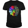 Flower support the fighters admire the survivors remember the Angels  Classic Men's T-shirt