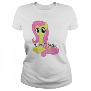 Fluttershy I Eat Kids  Classic Women's T-shirt