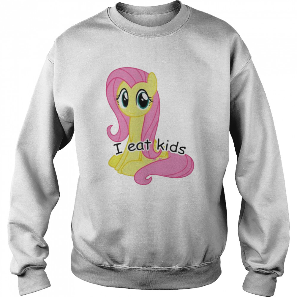 Fluttershy I Eat Kids  Unisex Sweatshirt