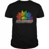 Free mom hugs pride rainbow sunflower lgbt pride month  Classic Men's T-shirt