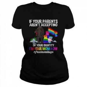 Free mom hugs proud mama bear lgbt gay pride lgbtq parade  Classic Women's T-shirt