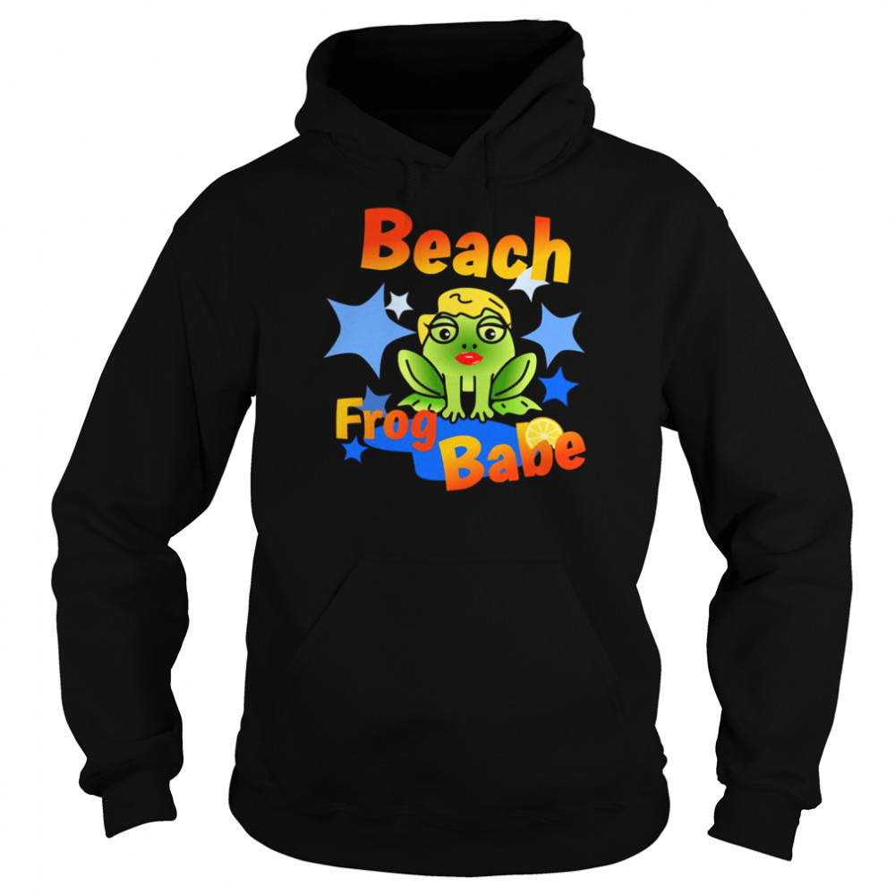 Frog At The Beach  Unisex Hoodie