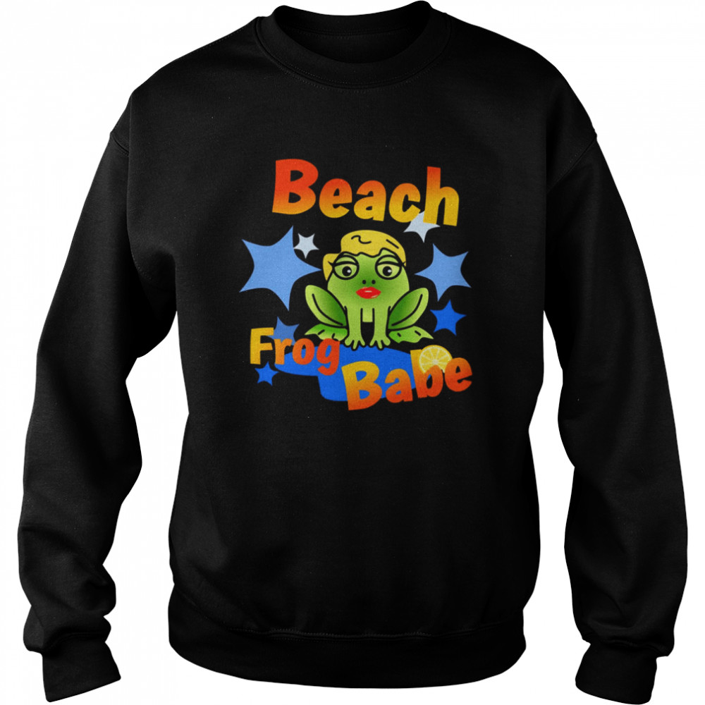 Frog At The Beach  Unisex Sweatshirt