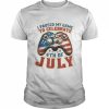 Gamer 4th Of July American Flag Gaming Vintage Shirt Classic Men's T-shirt