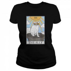 Gay pride pride sunglasses alley cat tarot card  Classic Women's T-shirt