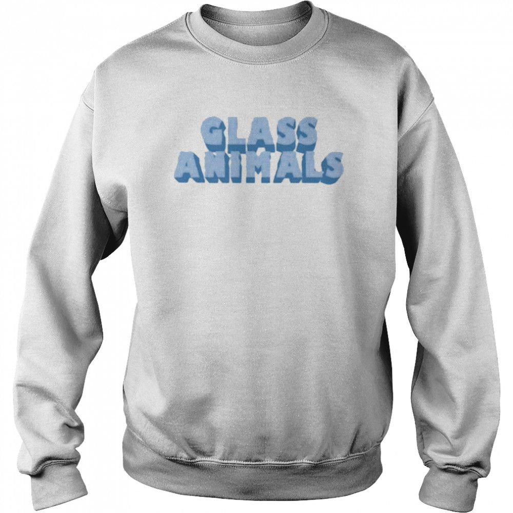 Glass Animals White Wavey Logo Shirt Unisex Sweatshirt