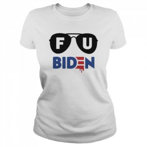 Glasses Fuck Biden  Classic Women's T-shirt