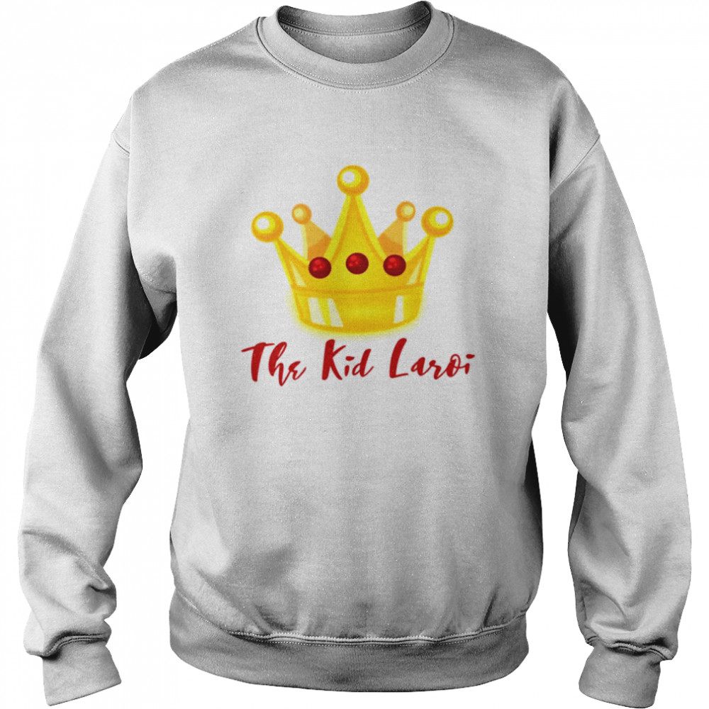 Gold Crown The Kid Laroi Illustration  Unisex Sweatshirt