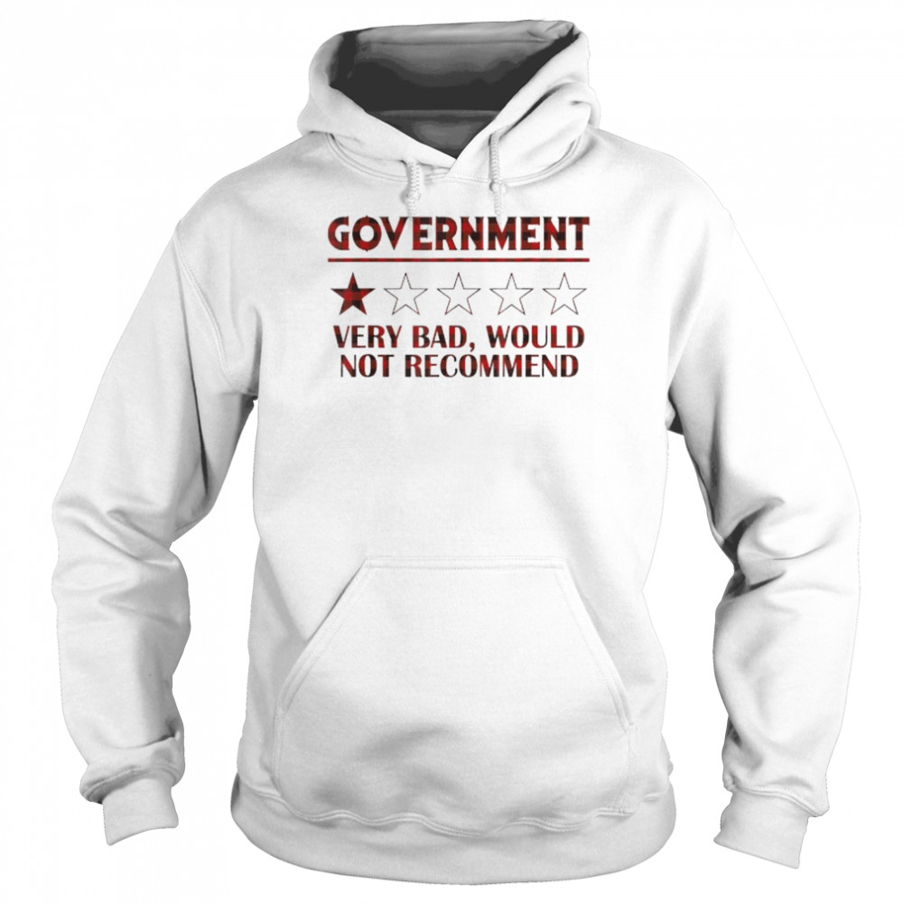 Government very bad American flag  Unisex Hoodie