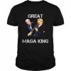 Great Maga King Trump Slap Biden Pro Trump 2024  Classic Men's T-shirt