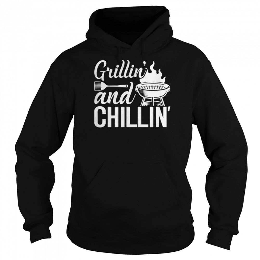 Grilling And Chilling Vintage Barbecue Grilling Shirt Unisex Hoodie