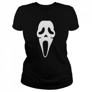 Halloween Ghost Spooky Face Scream Mask Face Shirt Classic Women's T-shirt