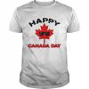 Happy Canada Day Maple Leaf Canada Day Shirt Classic Men's T-shirt