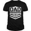 Happy Father’s Day Dad Dedicated and Devoted Shirt Classic Men's T-shirt