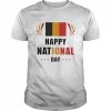 Happy national Belgium day  Classic Men's T-shirt