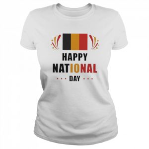 Happy national Belgium day  Classic Women's T-shirt