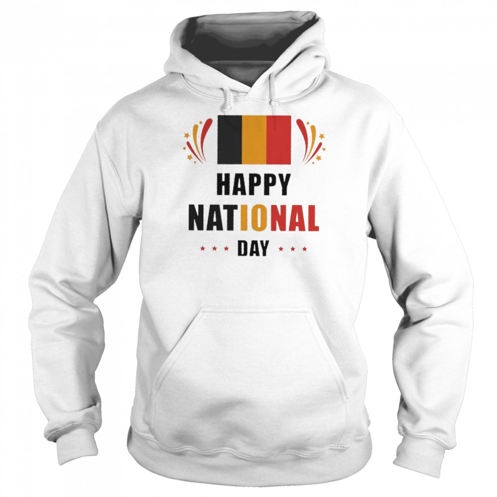 Happy national Belgium day  Unisex Hoodie