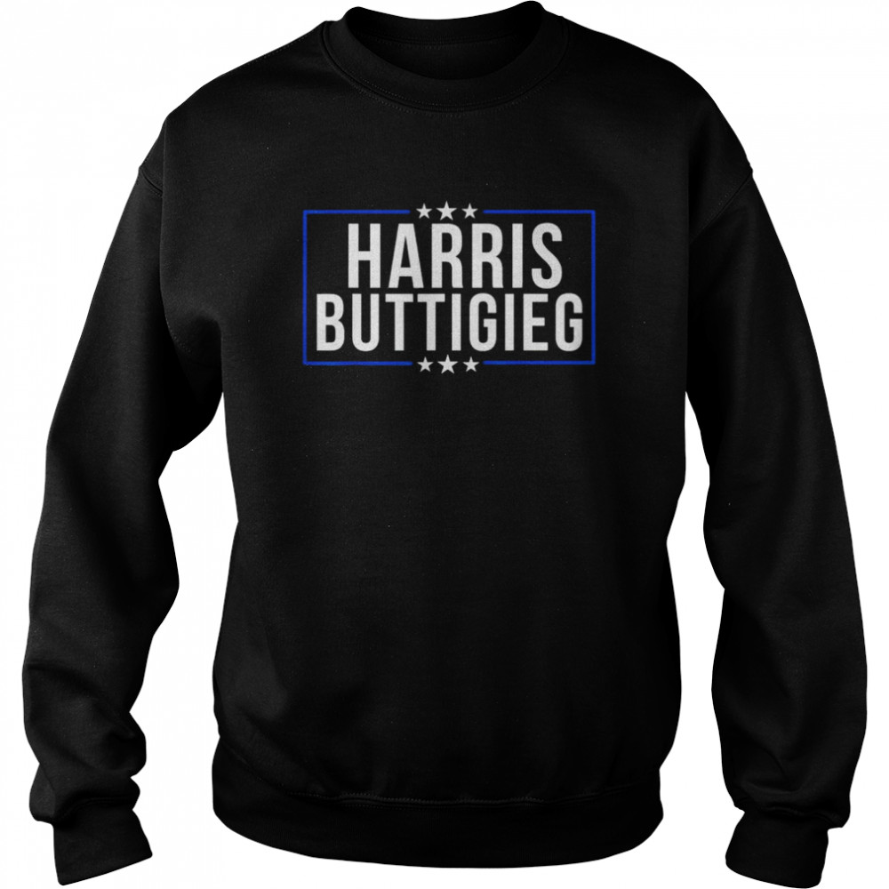 Harris Buttigieg 2024 Presidential Elect Campaign T-Shirt Unisex Sweatshirt