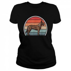 Hollandse Herder Retro Vintage Dutch Shepherd Dog Shirt Classic Women's T-shirt