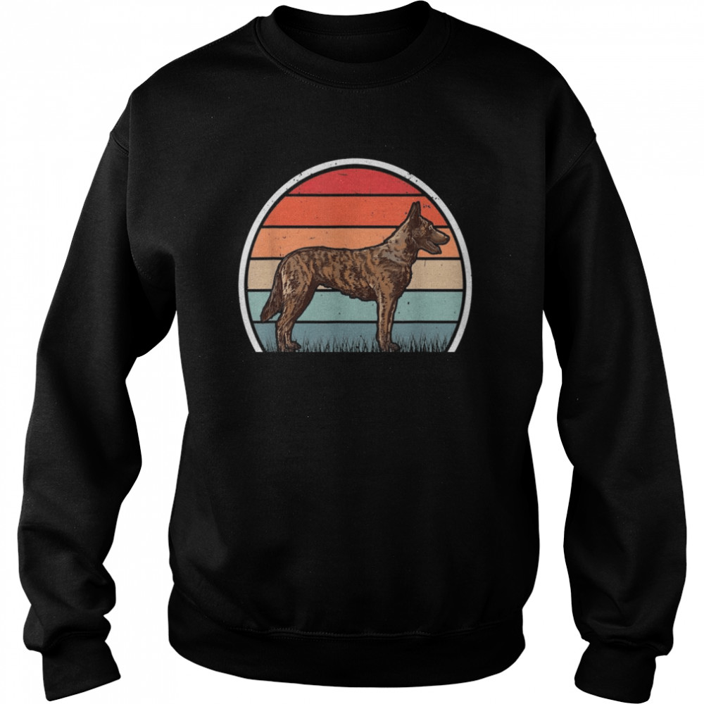 Hollandse Herder Retro Vintage Dutch Shepherd Dog Shirt Unisex Sweatshirt