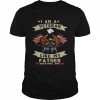 I Am A Veteran Like My Father Before Me US Flag Father’s Day Shirt Classic Men's T-shirt