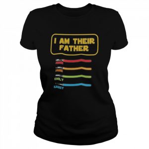 I Am Their Father Personalized T-Shirt Classic Women's T-shirt